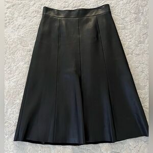 Genuine leather Nordstrom knee length skirt